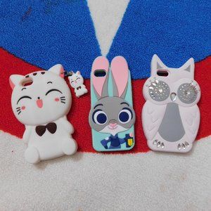 CUTE and KAWAII Soft iphone 5/5s case bundle